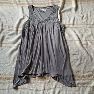 Knox Rose Embroidered Tunic Blouse Size XS